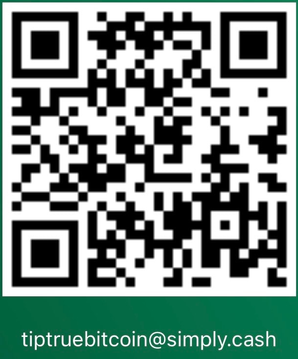 Bitcoin SV tip QR code