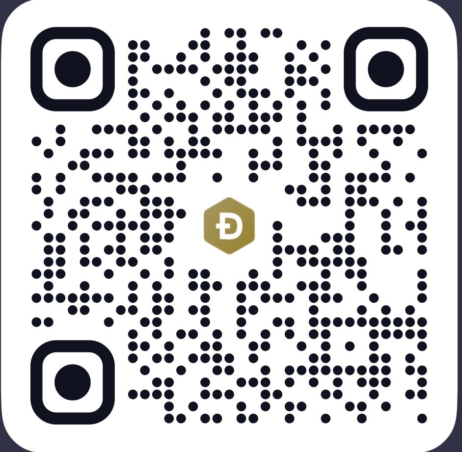 Dogecoin tip QR code