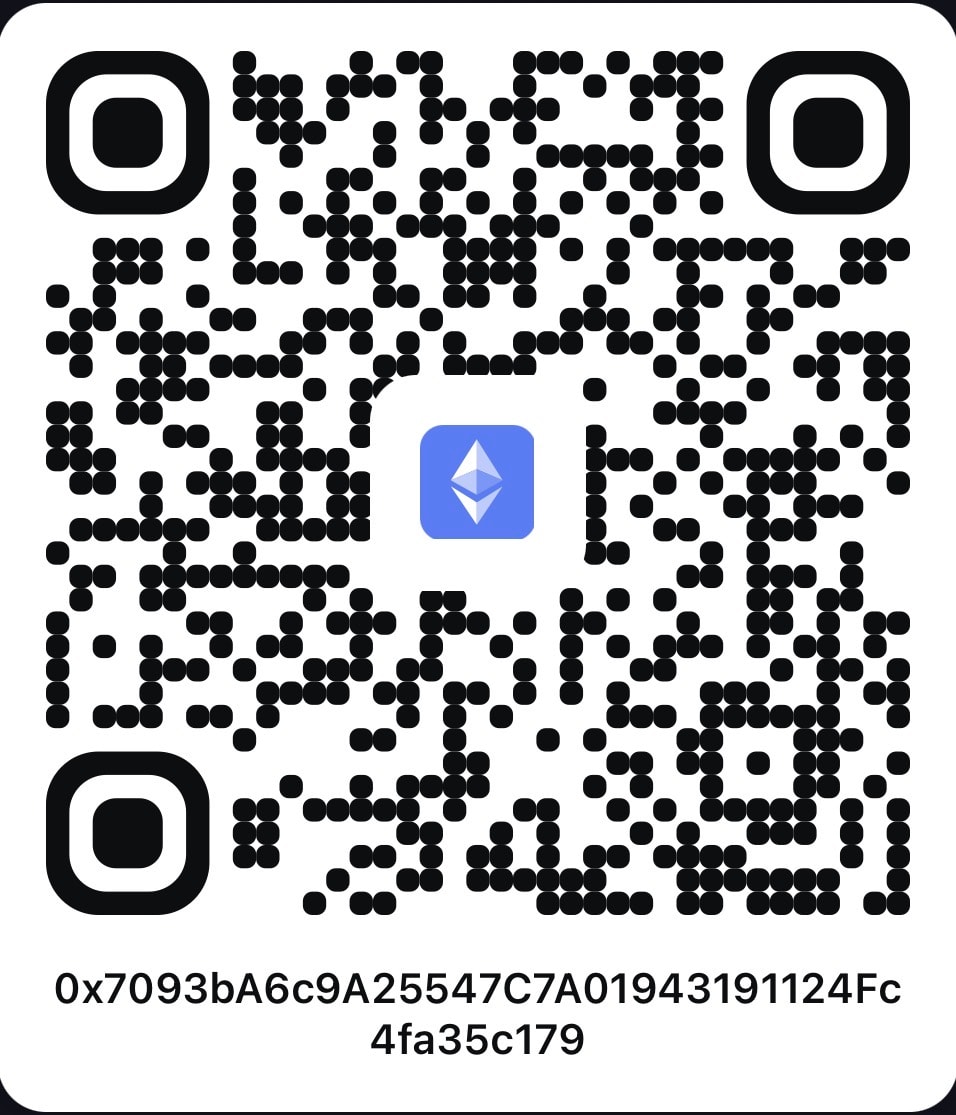 Ethereum tip QR code